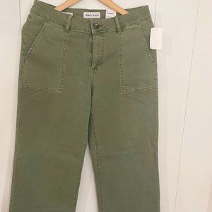 Green jean size 8, new with tags